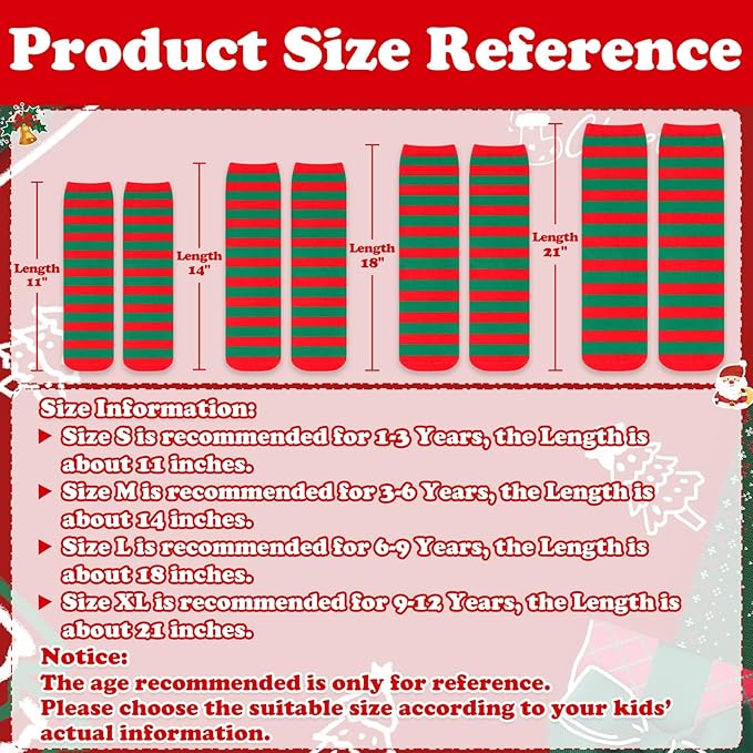 Sarfel Kids Soccer Socks Toddler Soccer Socks Girls Boys Soccer Socks Kids Tube Socks with Stripes Toddler Knee High Socks
