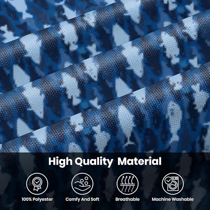 Golf Polo Shirts for Men Funny Print Short Sleeve Golf Shirts Performance Golf Polos