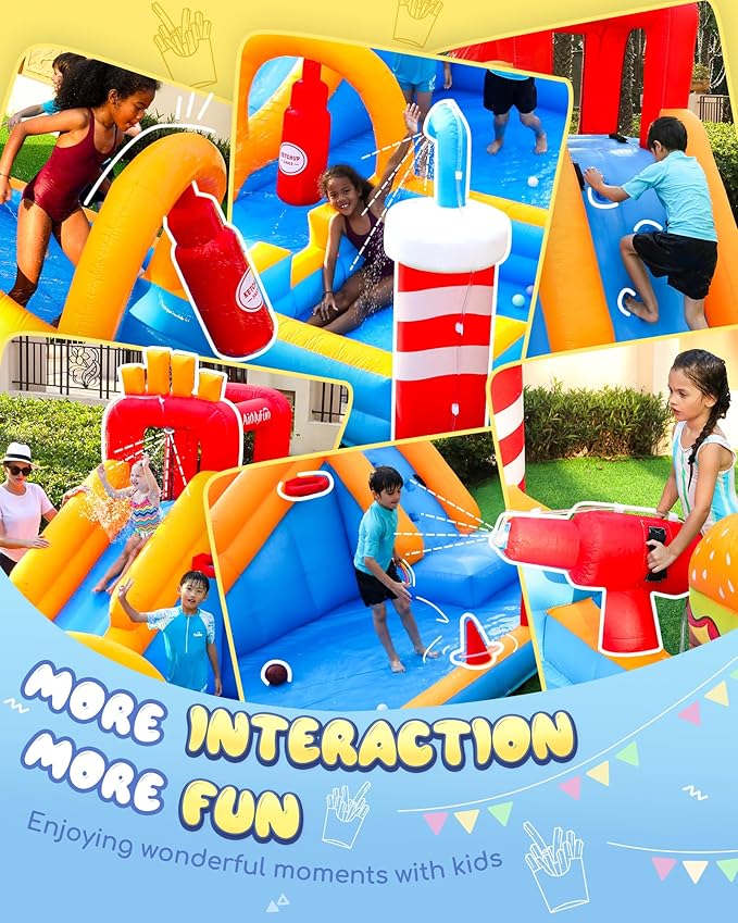 AirMyFun Inflatable Water Park, Water Slides - Image 3