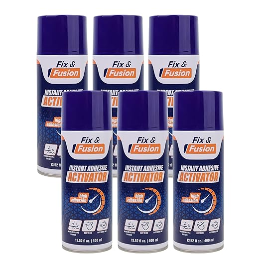 FIX & FUSION Activator Spray, Instant Cure Accelerator by FIXFUSION