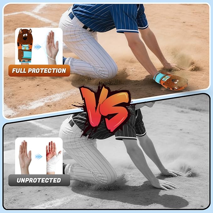 Baseball Sliding Mitt - Sliding Mitt for Youth - Drippy Drip Accessory Scary HaHa
