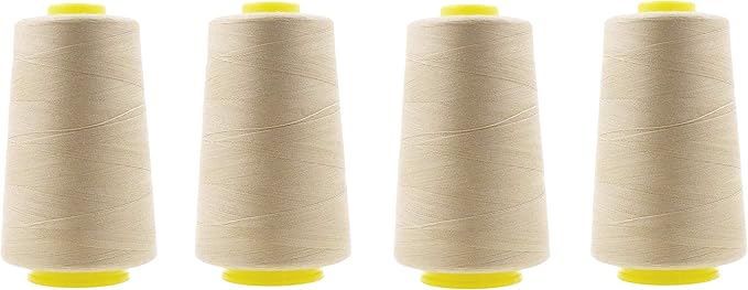 Mandala Crafts 4 Pack of Serger Threads Cones Spools by MandalaCrafts