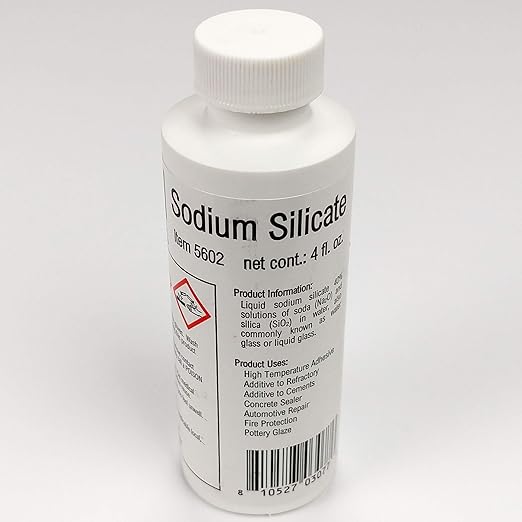 High Temperature Adhesive, 2000F Rated, Sodium Silicate, Water Glass, 40% - Image 2