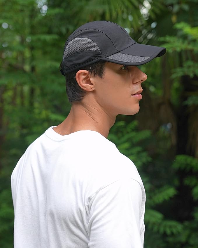 GADIEMKENSD Quick Dry Run Hat Cooling Breathable Mesh
