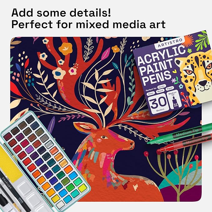 ARTISTRO - Fabric Paint pens and Paint Markers – Permanent Fabric Decorating - Image 7