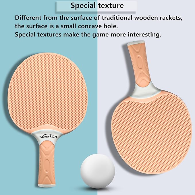 Senston Table Tennis Rackets Set, Professional Ping Pong Paddle Set - Image 2