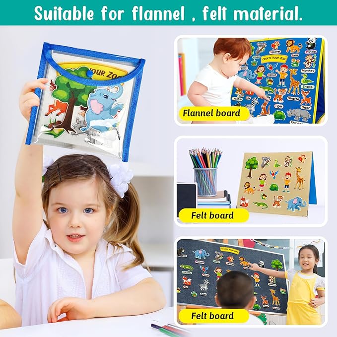 PENGFULL Felt Flannel Board Story Pieces - Image 3