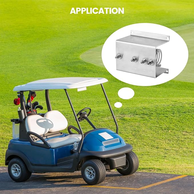 Golf Cart Edge Resistor Assembly to Replace Old Original of 28197G01 IPC, Designed for 1986-1990 EZ-GO Marathon Golf Cart with a Resistor Style Speed Controller, 0.3Ω Speed Controllers