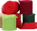 TONIFUL 4 Rolls Silk Chiffon Ribbon 1-1/2 Inch x 22 Yards by TONIFUL