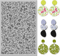 Arbuya Swirls Flowers Blossom Polymer Clay Texture Mat by Arbuya