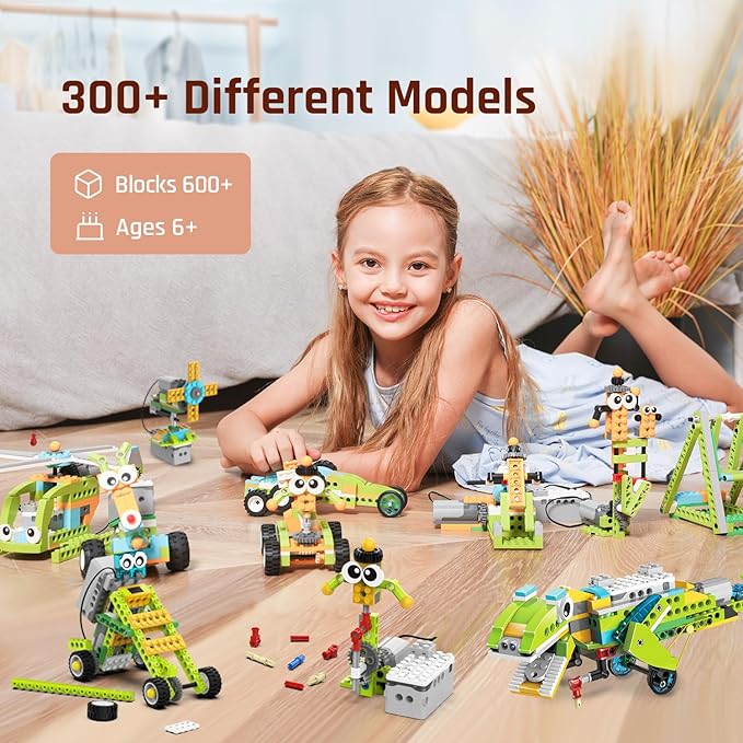 Coding Robot Kit for Kids Ages 6+, 200+ in 1 APP Control Dinosaur Robot Toy - Image 2