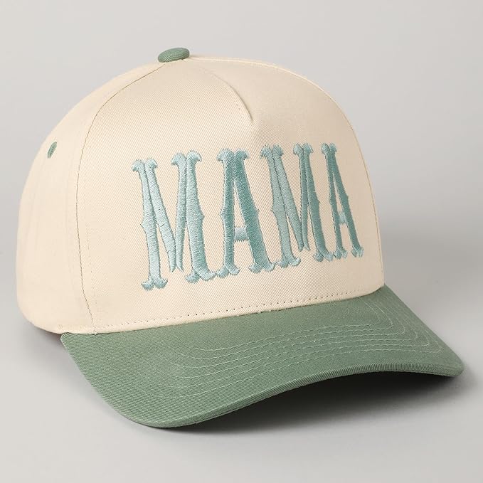 MIRMARU Two-Tone Vintage Canvas Trucker Hats for Men & Women, Adjustable Size Baseball Caps with Trendy Embroidered Design