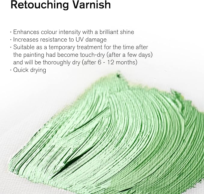 Winsor & Newton Professional Artists' Retouching Varnish, 250ml Bottle - Image 2