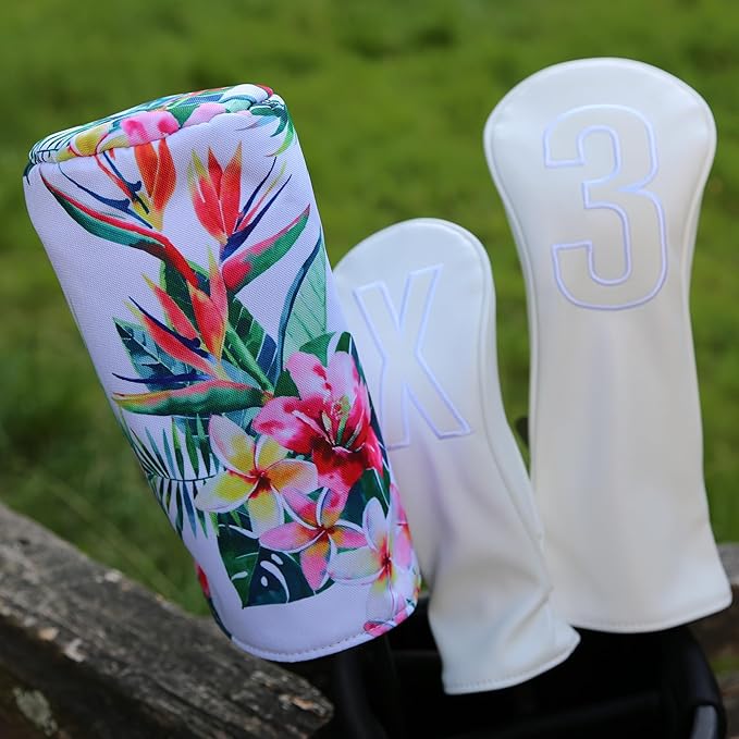 Driver Headcover - Barrel Style Driver Head Cover, Golf Club Covers - Funny Golf Gift & Unique Golf Accessories for Men and Women Golfers
