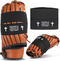 Simgoing Christian Cross Softball Glove Wrap with Bible Verse Speeds Up Break in Process Baseball & Softball Elastic Mitt Glove Strap Band Keep Pocket Formed Ideal for Players of All Ages