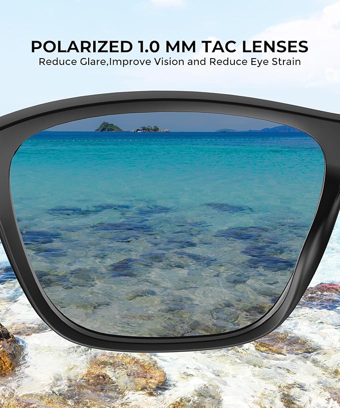 Polarized Running Sunglasses for Women Mens Sun Glasses for Cycling Fishing Driving Golf UV Protection