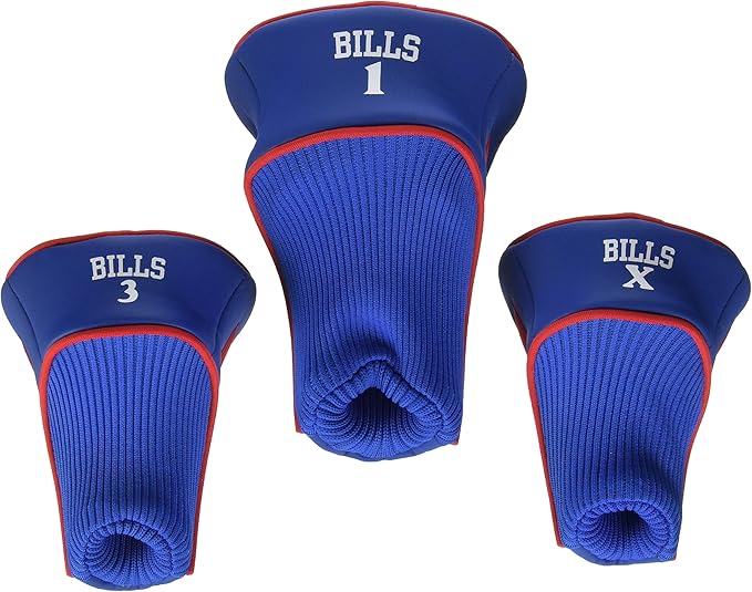 Team Golf NFL San Diego Chargers Contour Golf Club Headcovers (3 Count) Numbered 1, 3, & X, Fits Oversized Drivers, Utility, Rescue & Fairway Clubs, Velour Lined for Extra Club Protection