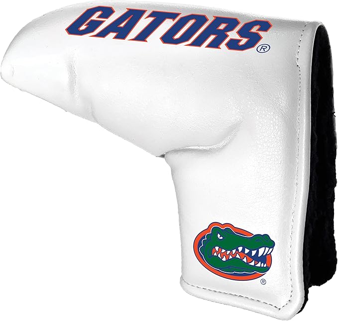 Team Golf NCAA Tour Blade Putter Cover (White), Fits Most Blade Putters, Scotty Cameron, Taylormade, Odyssey, Titleist, Ping, Callaway