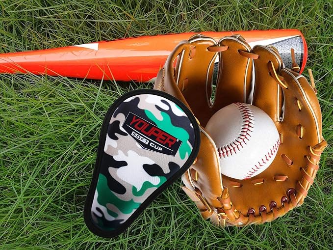 Youper Boys Youth Soft Foam Protective Athletic Cup (Ages 7-12), Kid Athletic Cup for Baseball, T-Ball, Football