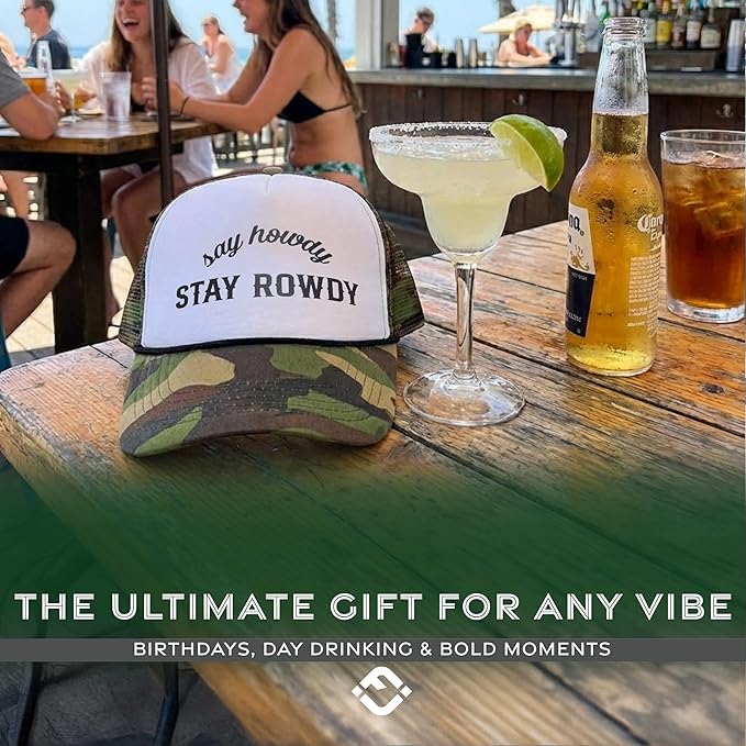 Funky Junque Premium Mesh Snapback Trucker Hat - Stylish Comfort for All - Patriotic, Humor & More