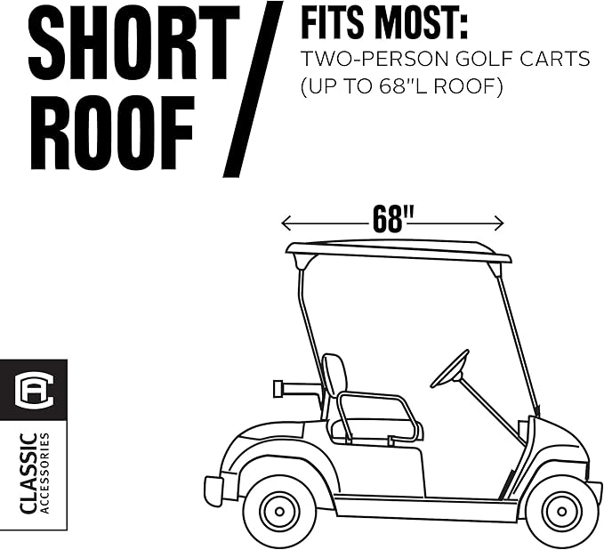 Classic Accessories Fairway Golf Cart Travel Enclosure