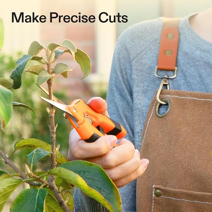VIVOSUN 6-Pack 6.5 Inch Gardening Scissors Hand Pruner Pruning Shear - Image 8