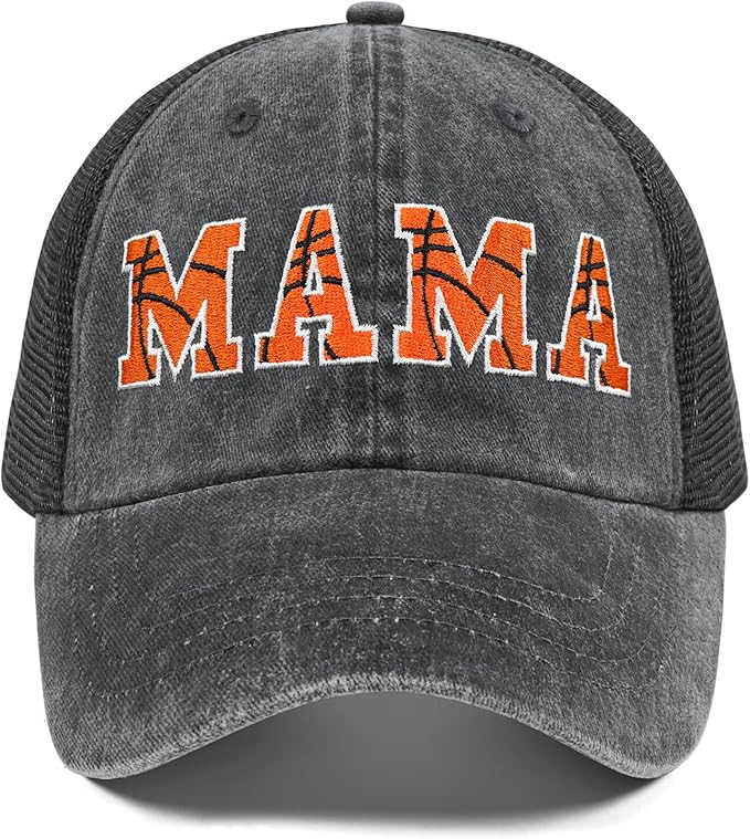 Mama Trucker Hat Mothers Day Birthday Gifts for Mother Mom Mama Embroidered Adjustable Washable Baseball Cap