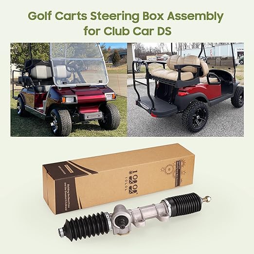 Golf Cart Steering Gear Box Assembly for 1984 up Club Car DS Carryall, and Turf Gas or Electric Models OEM# 1012452 101878302