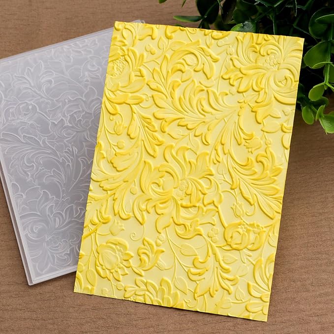 BAOFALI 3D Flowers Theme Plastic Embossing Folders Phoenix - Image 4