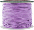 Mandala Crafts 0.5mm 109 Yards Lilac Cotton Waxed Cord by MandalaCrafts