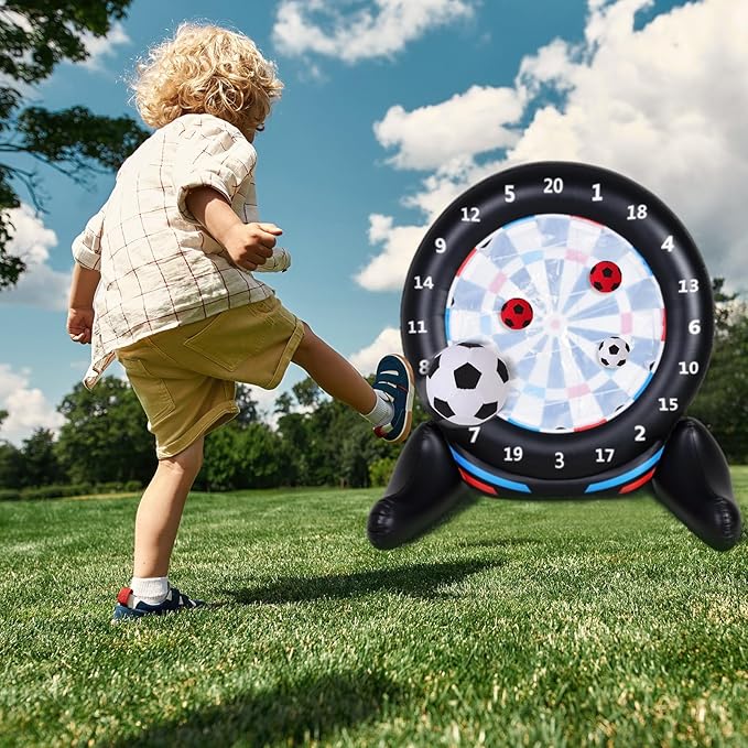 Inflatable Giant Kick Darts Games, Jumbo Outdoor Soccer Target Dartboard - Image 5