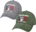 2 Pack USA 250th Anniversary Washed-Cotton Baseball Cap Patriotic Hat American 250 Year Merchandise for Men Women