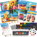 Cholemy 36 Pcs Paint and Sip Kit by Cholemy