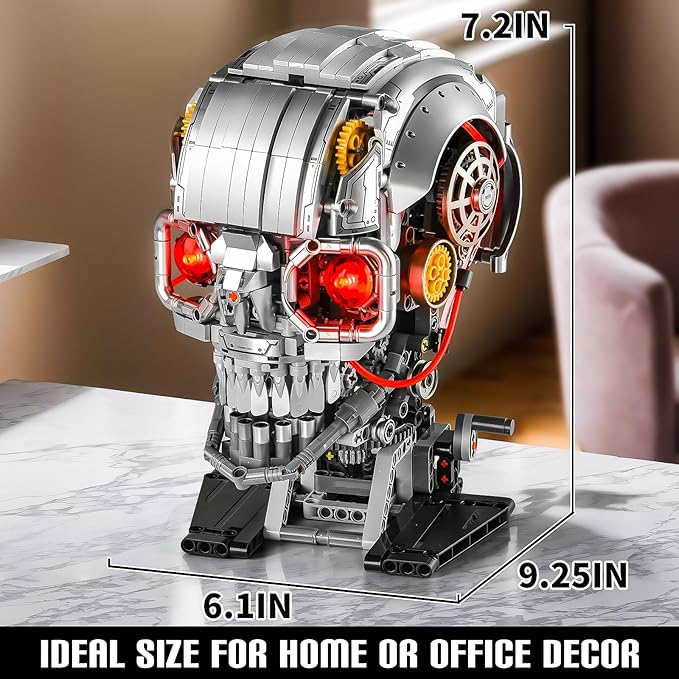 Mechanical Halloween Skull Building Set - Image 7