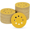 100PCS 5 Inch 8 Hole Sanding Discs 800 Grit by POTUINOM