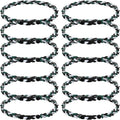 12Pack Baseball Necklaces for Boys, 18inches Braided Rope Tornado Titanium Sports Necklaces, Ideal for Baseball Team Gifts, Party Favors, Baseball Accessories Drip，Multi-Color