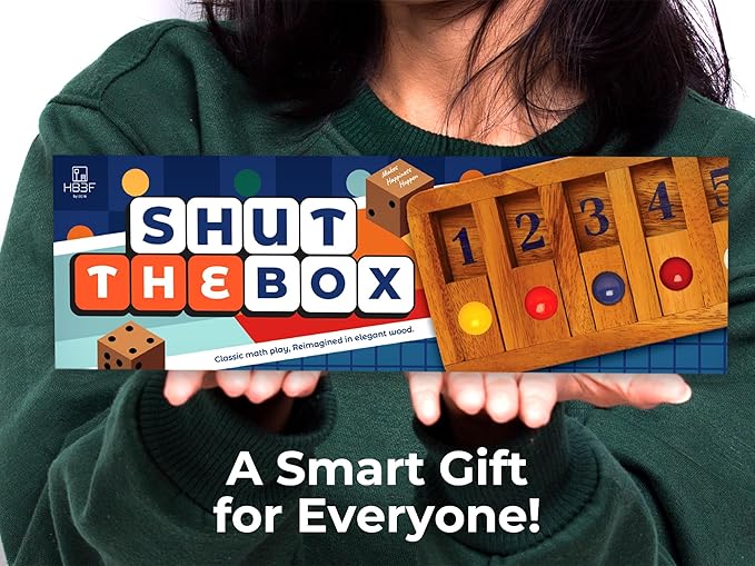 BSIRI Shut The Box Board Games - Image 6