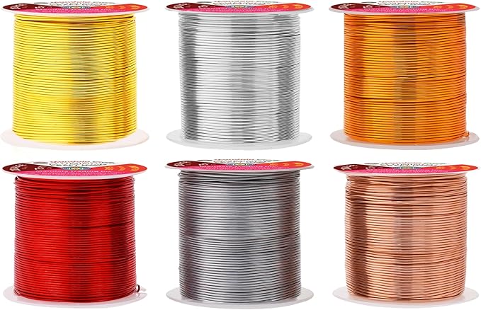 Mandala Crafts 20 Gauge Anodized Aluminum Craft Wire by MandalaCrafts