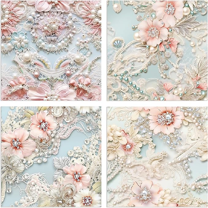 Scrapbook Paper 6X6, Card Making Supplies, Single-Sided Cardstock Paper Pads - Image 3