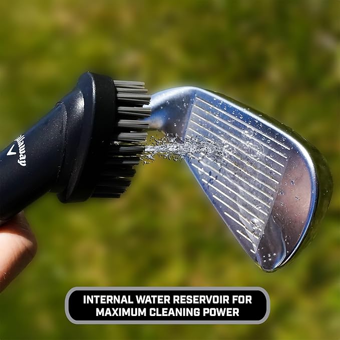 Callaway Golf H2GO Water Scrub Magnetic Club Brush - Quick-Release Magnetic Spray Club Brush for Your Golf Clubs