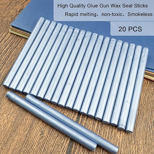 Wax Seal Stick, Ioggtser 20PCS Mini Glue Gun Wax Seal Stick - Image 2