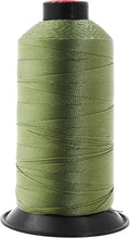 Mandala Crafts Bonded Nylon Thread Olive Drab Heavy Duty Sewing Threads by MandalaCrafts