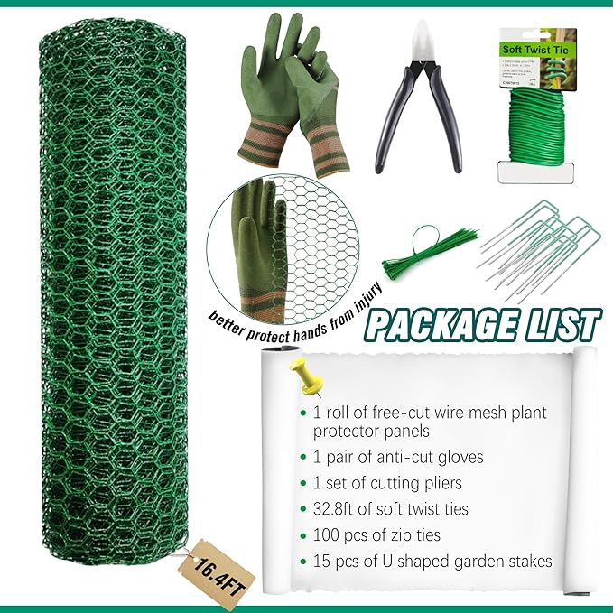 16.4Ft x16In Chicken Wire for Floral Arrangements - Image 4