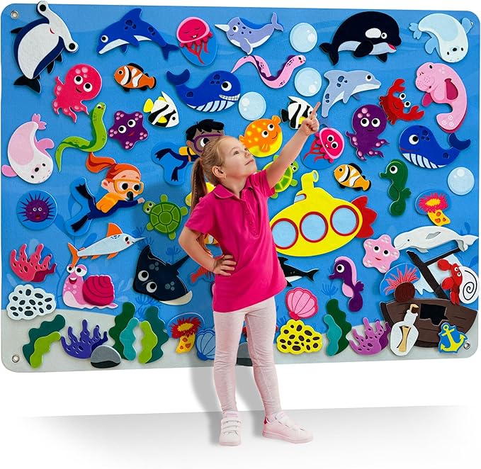 QUOKKA Ocean Felt Board for Toddlers by QUOKKA
