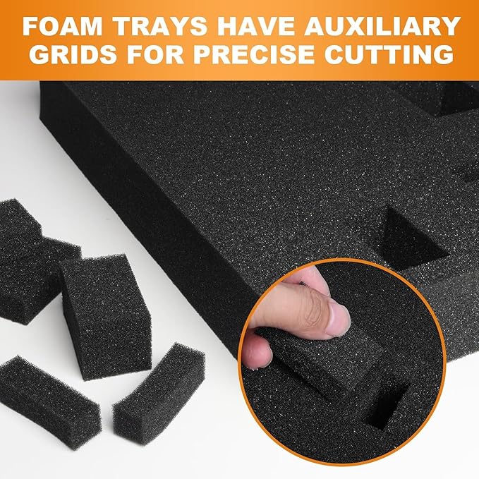 Eunice 4Pcs 16 x 12 x 0.4 Inch Polyurethane Foam Sheets & 4Pcs 16 x 12 x 2 Inch - Image 4