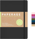 PAPERAGE Recycled Blank Journal Notebook, 160 Pages, Medium 5.6 in x 8 in by PAPERAGE
