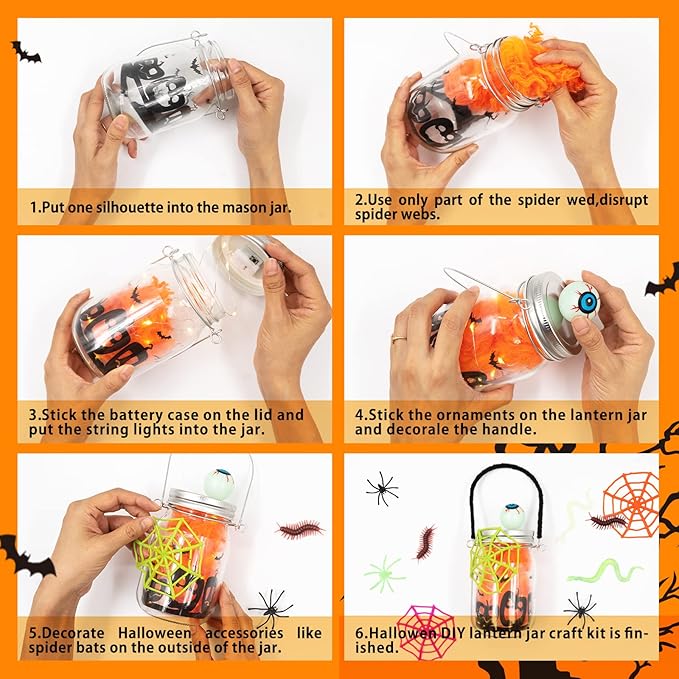 Shemira Halloween Craft Kit for Kids, Halloween Art & Craft Party Supplies - Image 5