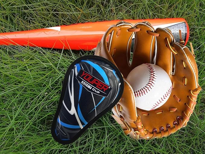 Youper Boys Youth Soft Foam Protective Athletic Cup (Ages 7-12), Kid Athletic Cup for Baseball, T-Ball, Football
