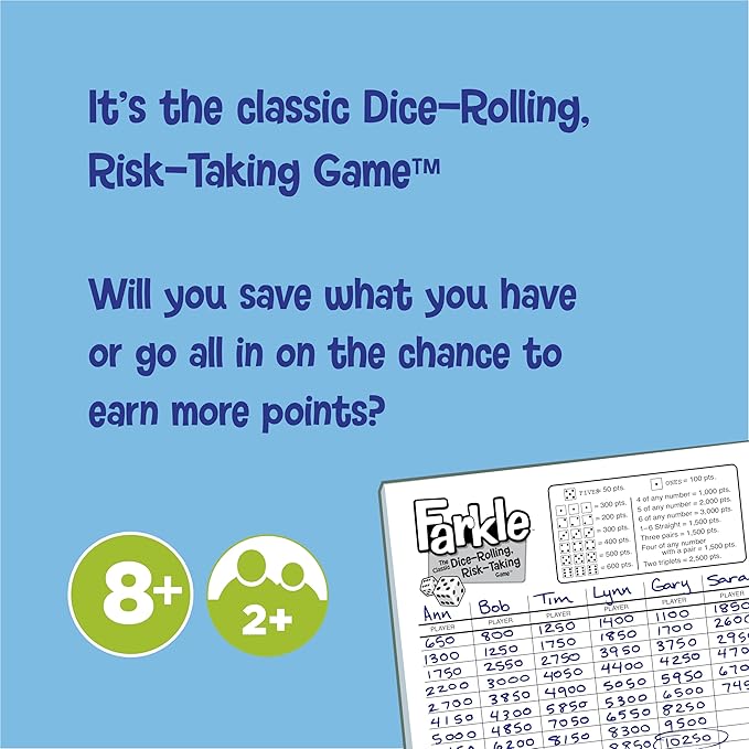PlayMonster Farkle Dice Game — Exclusive Premium Dice Cup — Family Game Night — - Image 3