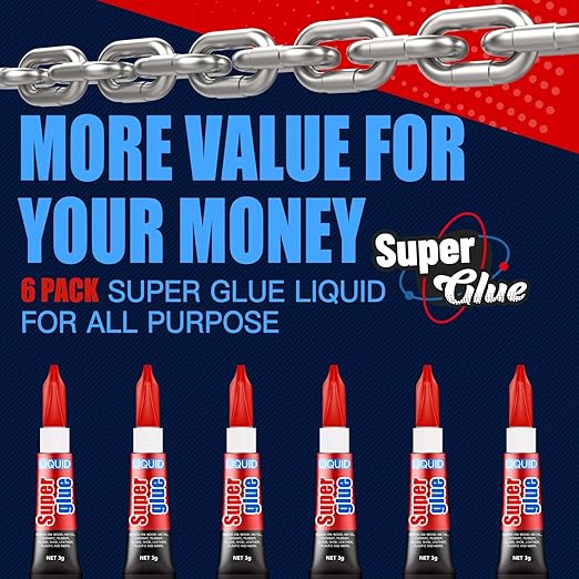 3 Gram Single Use Super Glue Liquid, Super Fast, Thin & Strong Adhesive - Image 7